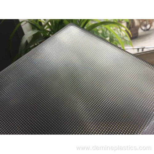 Lighting prismatic clear polycarbonate sheet plastic sheet